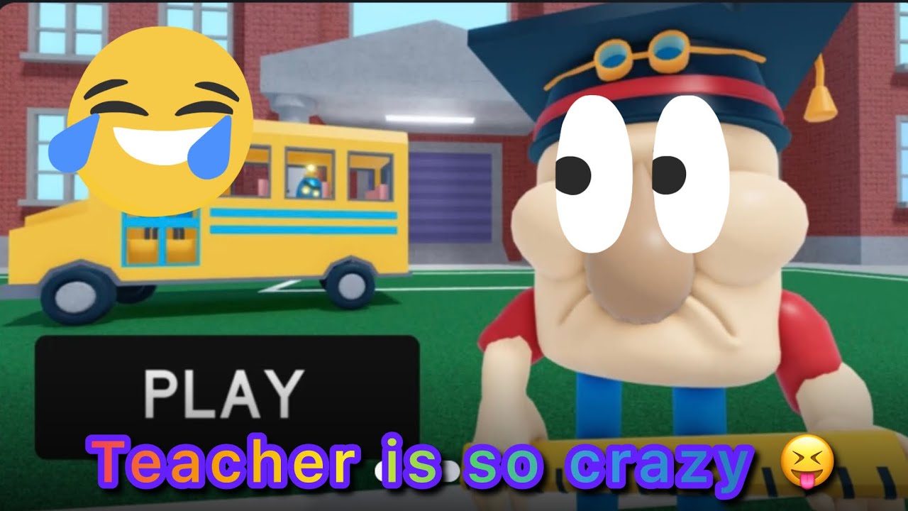 Epic school 🏫 Escape! (Obby) roblox teacher is so crazy 😜😂 