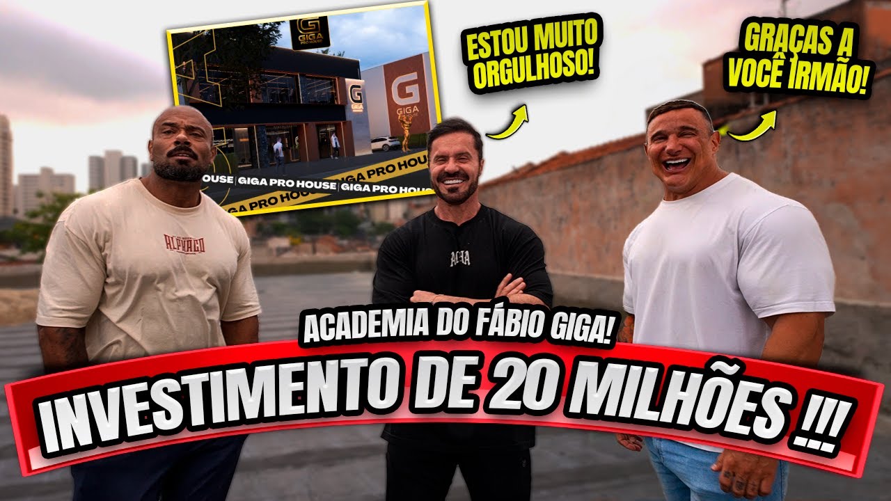 VISITAMOS A ACADEMIA DE 20 MILH&Otilde;ES DO F&Aacute;BIO GIGA!!!