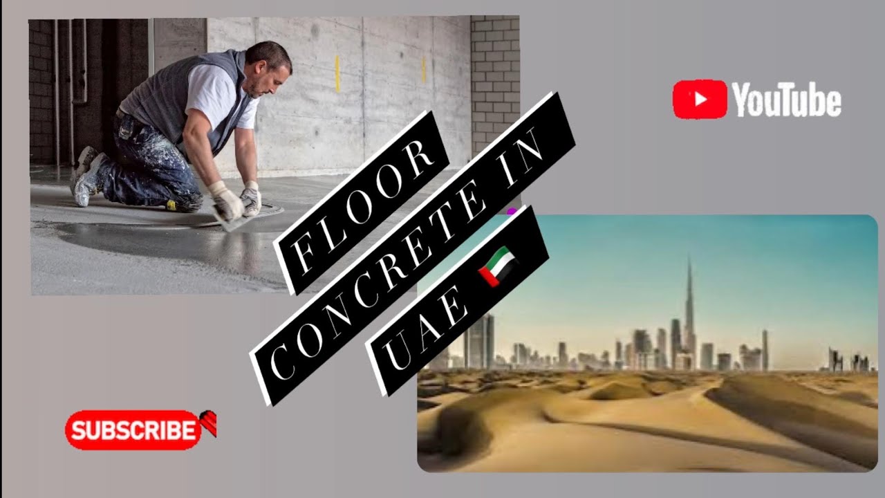 How Floor concrete is made in UAE | Construction in UAE 🇦🇪