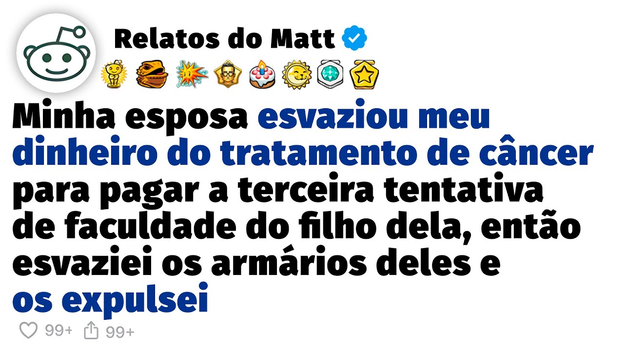 Minha esposa pegou o dinheiro do meu tratamento e gastou com o filho preguiçoso dela