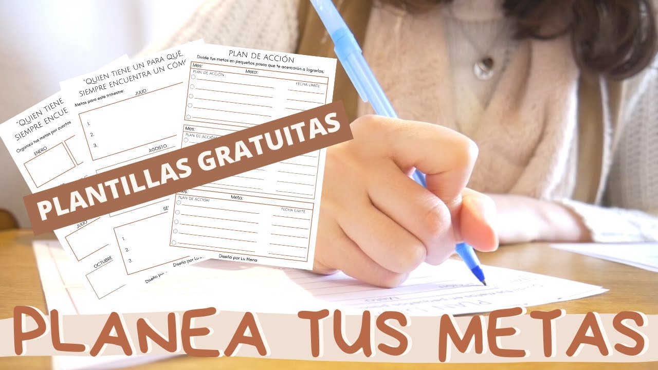 Como planear y organizar tus metas 2020 - Plantillas gratis - Minimalismo