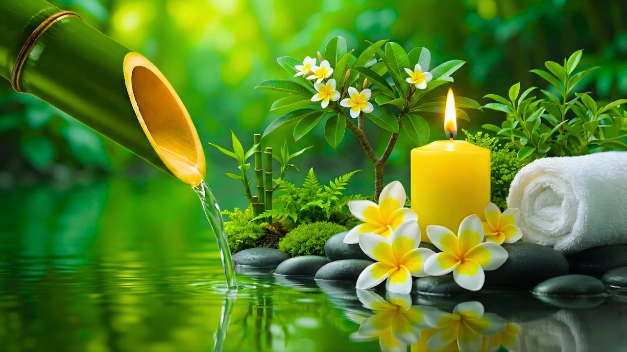 Relaxing Music for Healing + Deep Sleep 🌿 Stress Relief, Meditation Music, Soothing Water Sounds