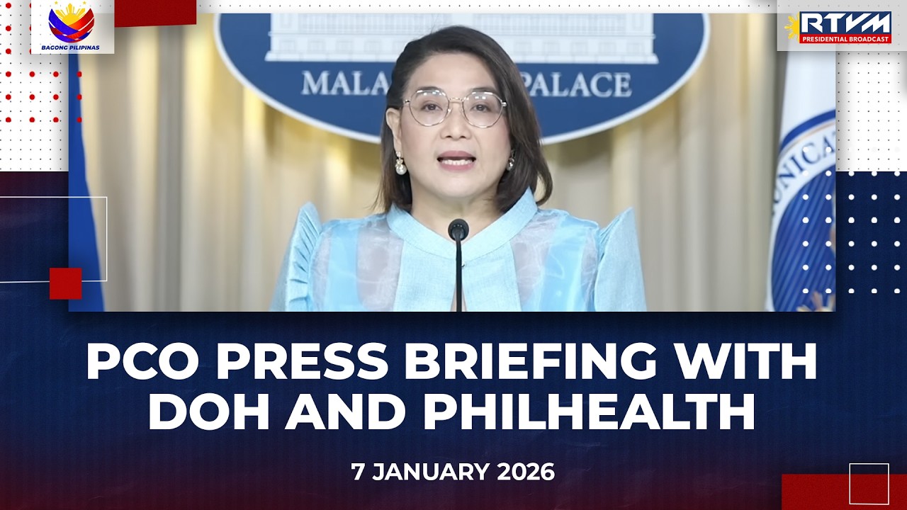 PCO Press Briefing with DOH and PhilHealth 1/07/2026