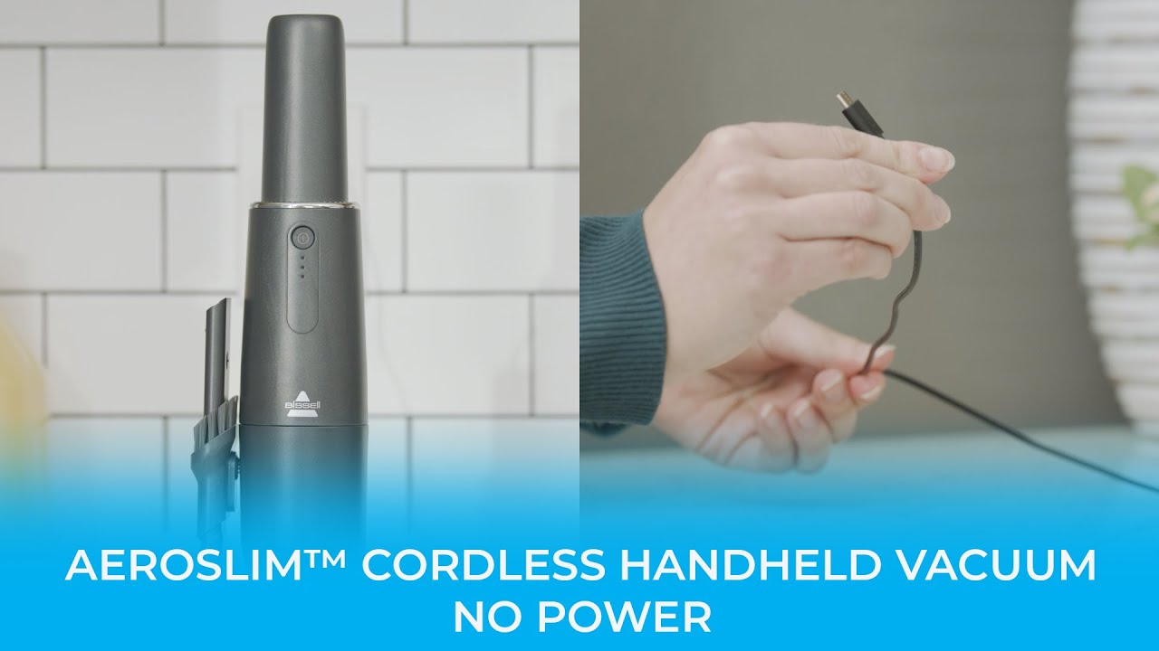 Troubleshooting No Power  | AeroSlim&trade; Cordless Handheld Vacuum