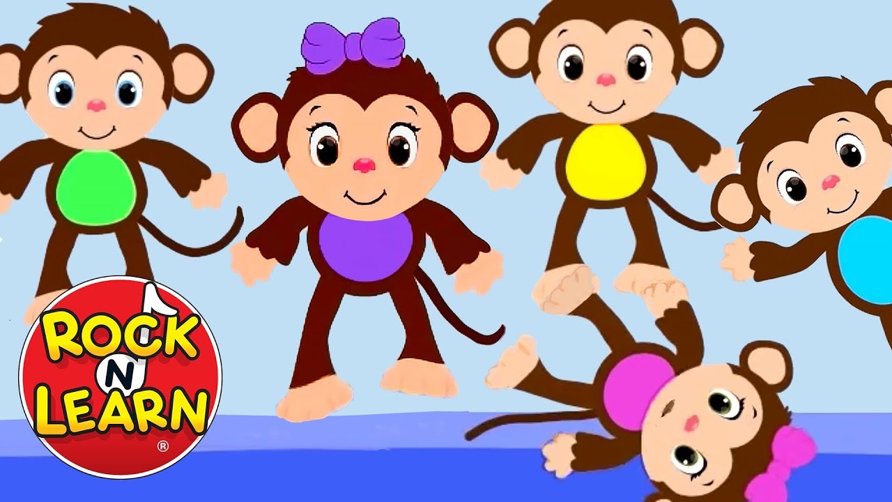 Five Little Monkeys | Rock 'N Learn Song for Kids