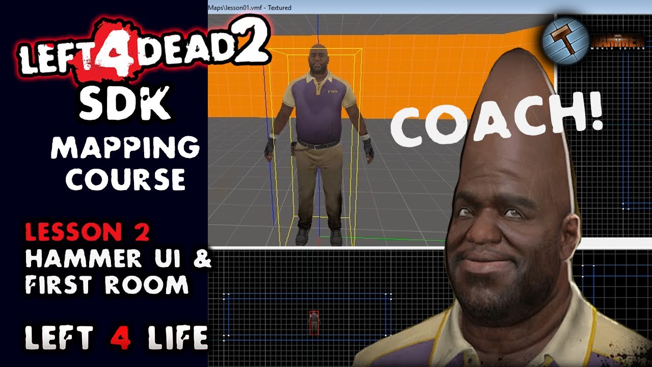 Left 4 Dead 2 SDK Mapping Course: Hammer Editor UI & First Room (EP.2)