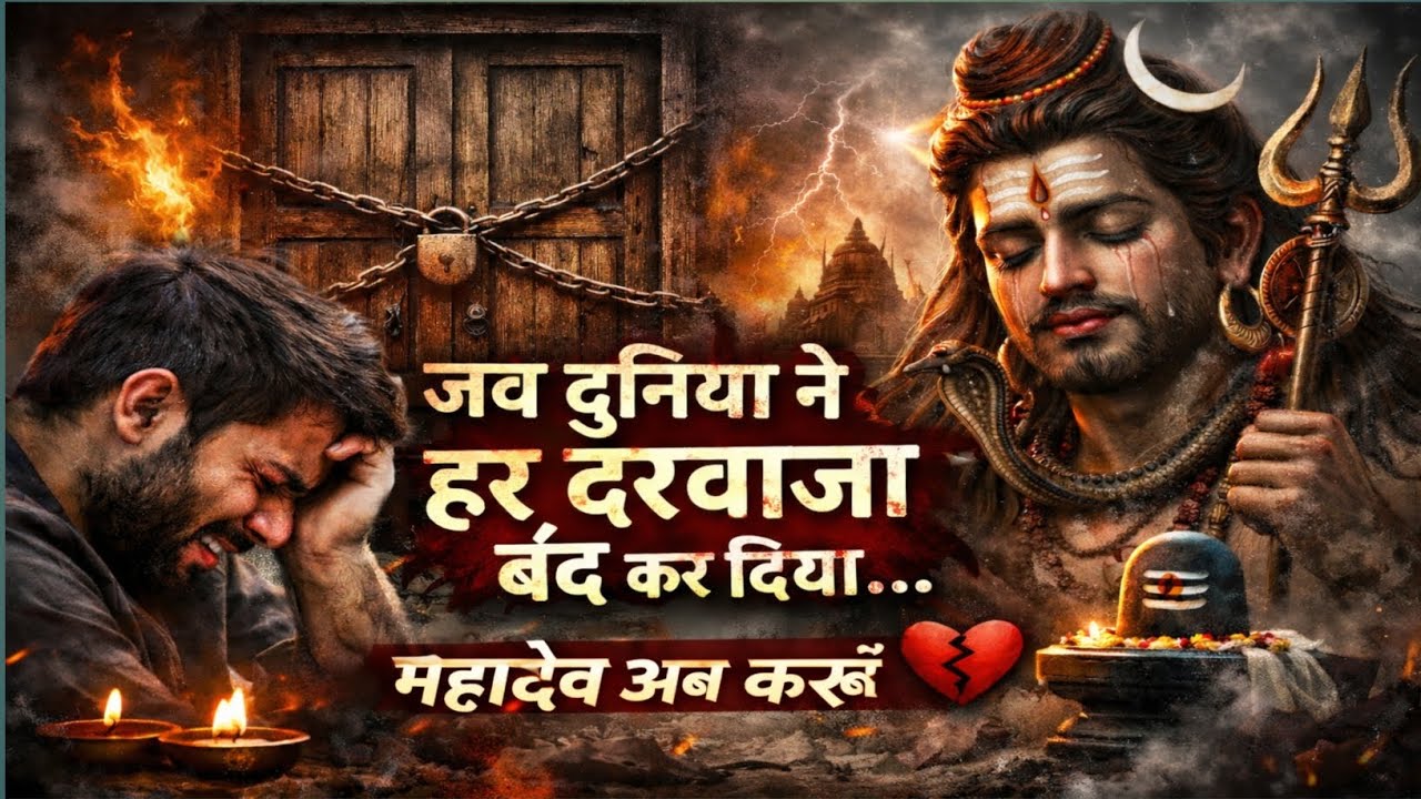 महादेव अब क्या करूं 😭 | जब दुनिया ने हर दरवाज़ा बंद कर दिया | Heart Touching Mahadev Bhajan |
