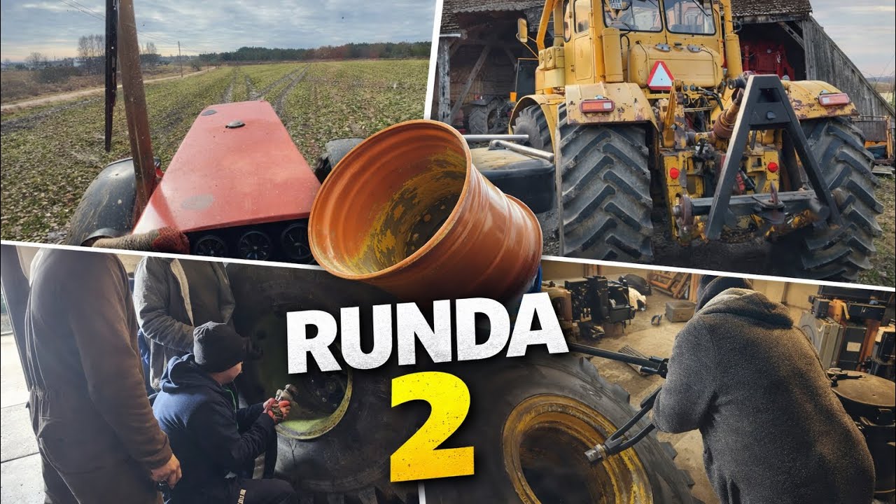 Nawozy / Montaż Koła do K700A / Stojak do silnik&oacute;w Gotowy! Rolnik Łukasz  