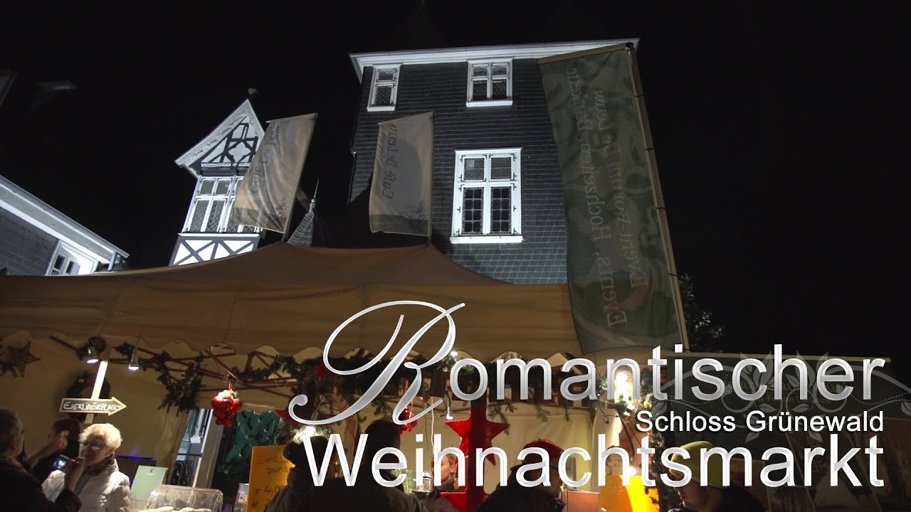 Romantischer Weihnachtsmarkt Schloss Grünewald - Imageclip