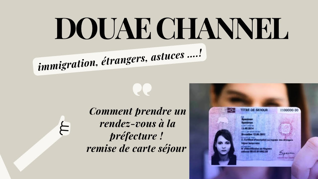 📢 Comment prendre un rendez-vous à la préfecture ? Carte/ Titre de séjour