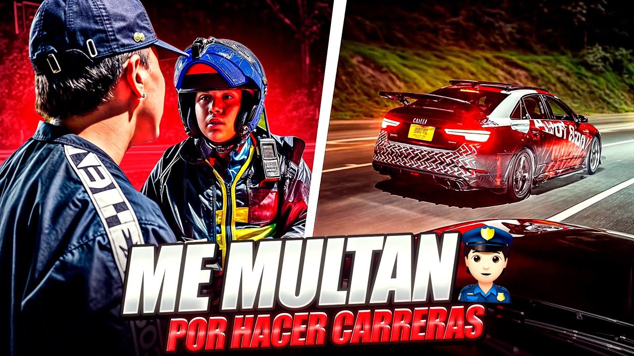 POLIC&Iacute;A MULTA A MR STIVEN POR HACER 