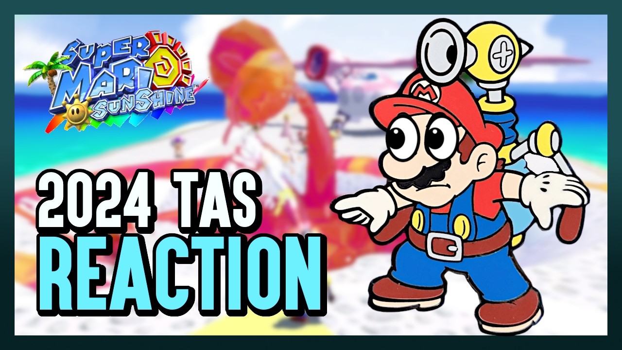 Samura1man Reacts to a NEW PERFECT Mario Sunshine Speedrun (Any% No ACE TAS)