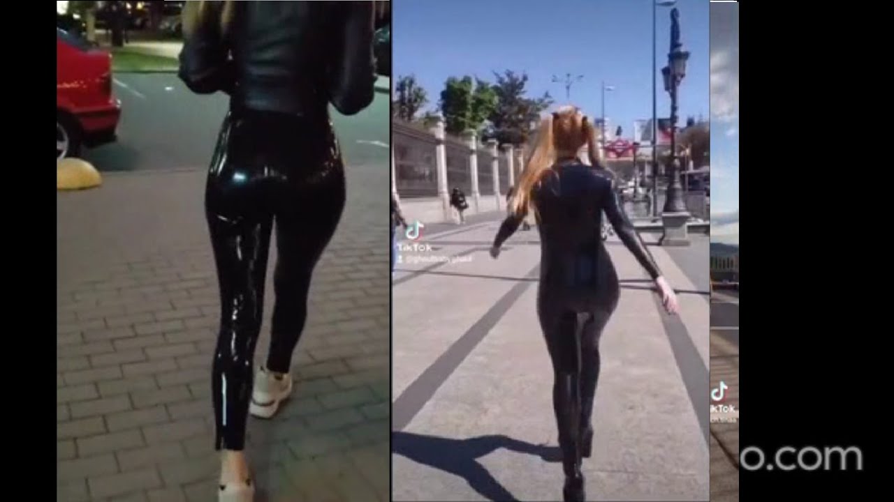 latex pants legging VS latex catsuit