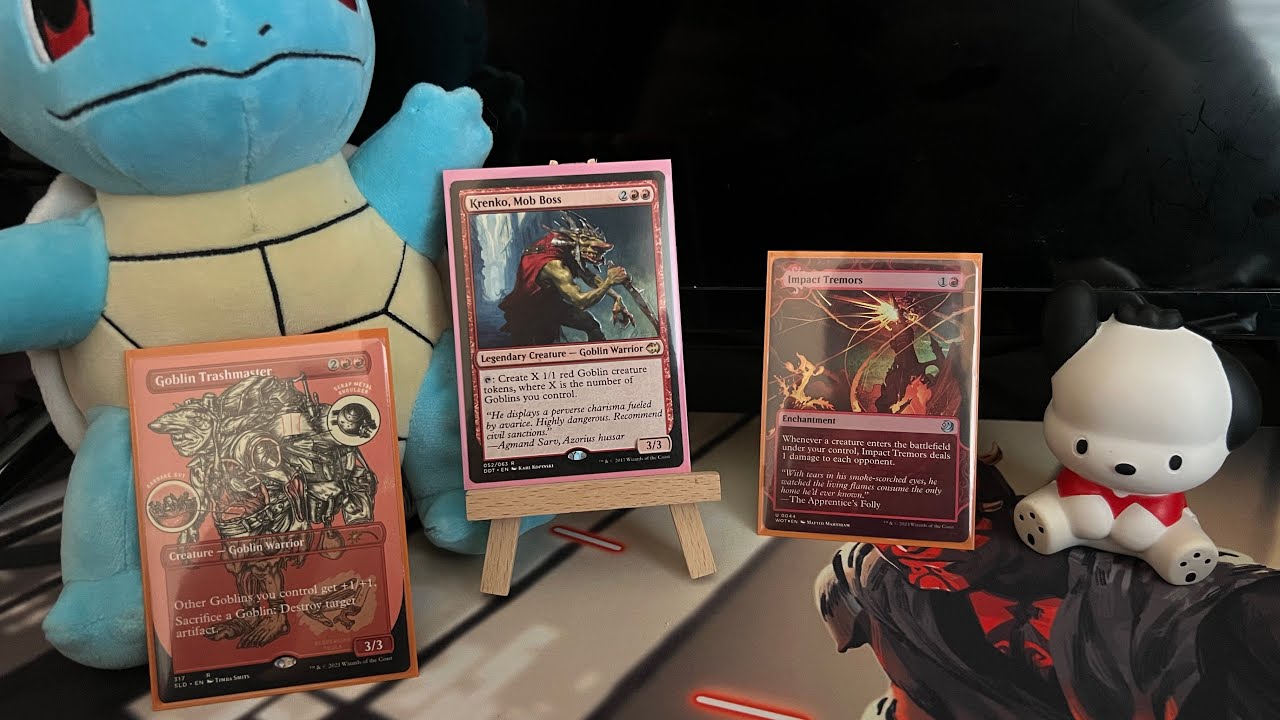 ASMR | MTG, Krenko, Mob Boss Commander Deck 😈 soft spoken, visual asmr for relaxation 😴🙂‍↕️