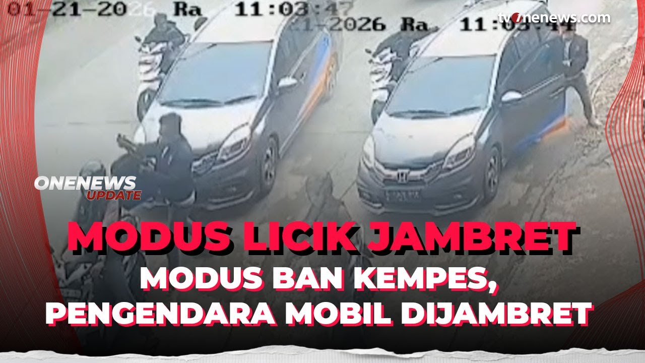 Hati hati! Jambret dengan Modus Beritahu Ban Kempes Berkeliaran di Cakung | OneNews Update