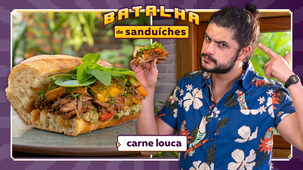 SANDUÍCHE DE CARNE LOUCA INVENCÍVEL 🏆 | Batalha de Sanduíches | Mohamad Hindi