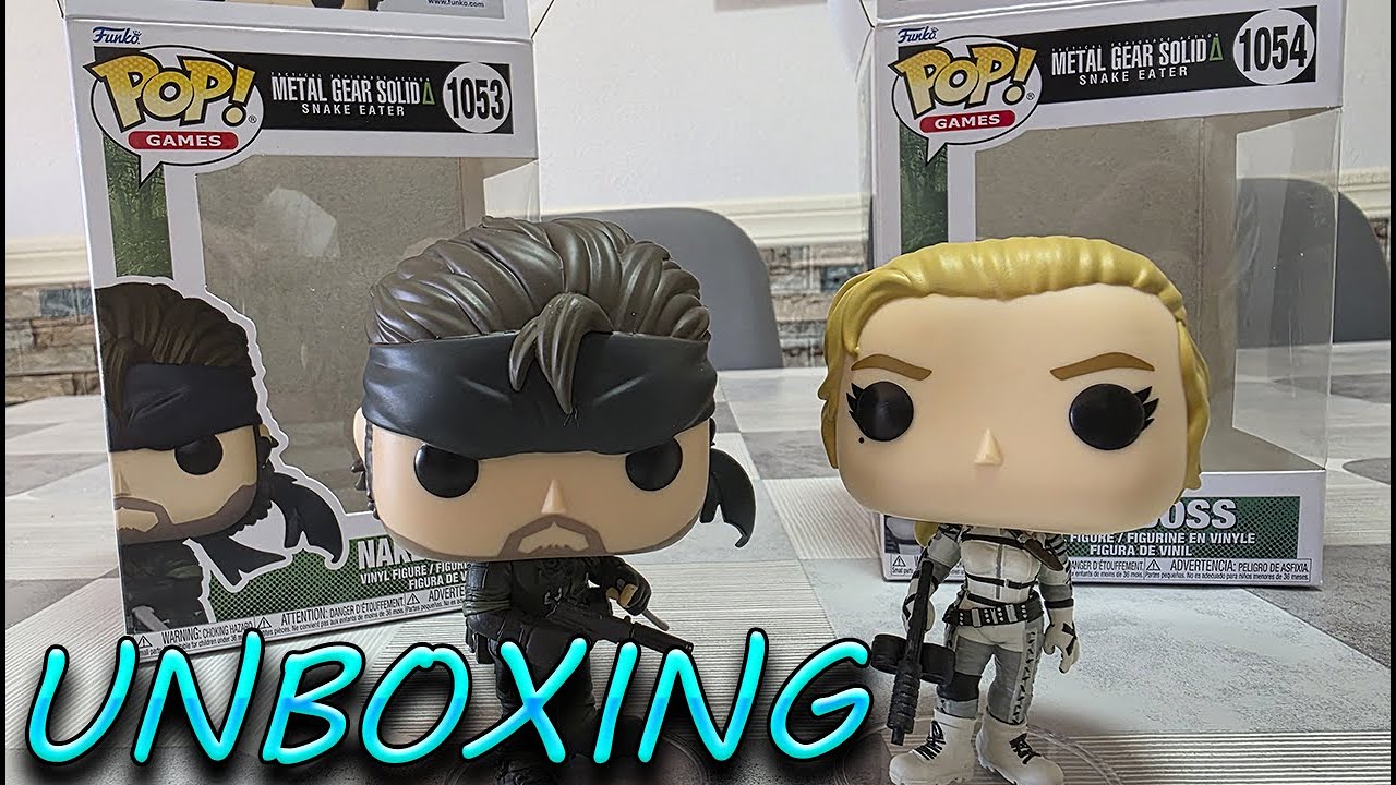 METAL GEAR SOLID SNAKE EATER - Funko POP Naked Snake Y The Boss - UNBOXING