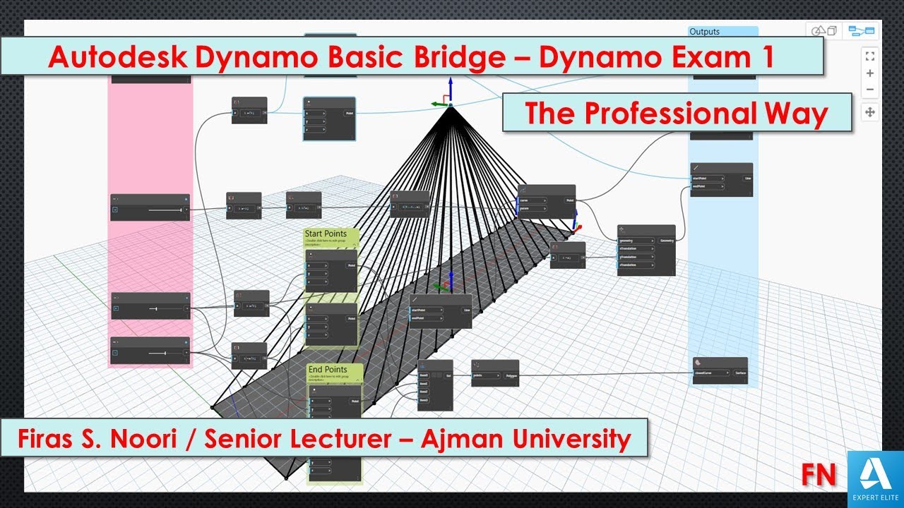 Dynamo Bridge Exam 1 _ The professional and fully parametric way
