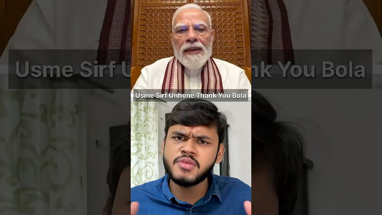Modiji made a reel & set a new record 😅