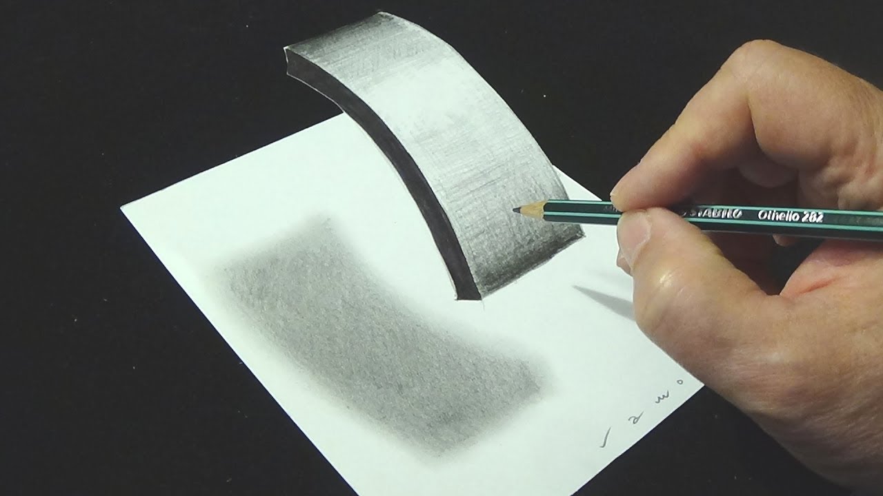 Very Easy - How to Draw Floating Letter 