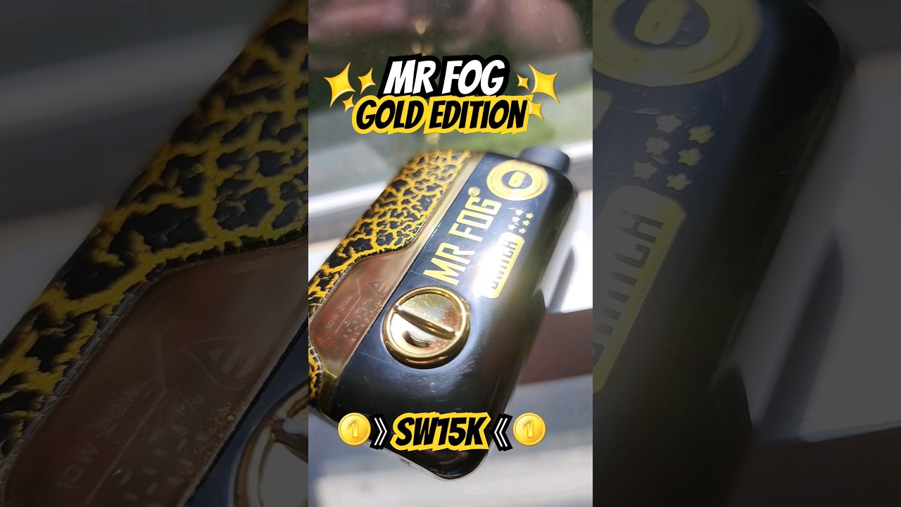 Mr FOG 🤑 Gold Edition Vape !!