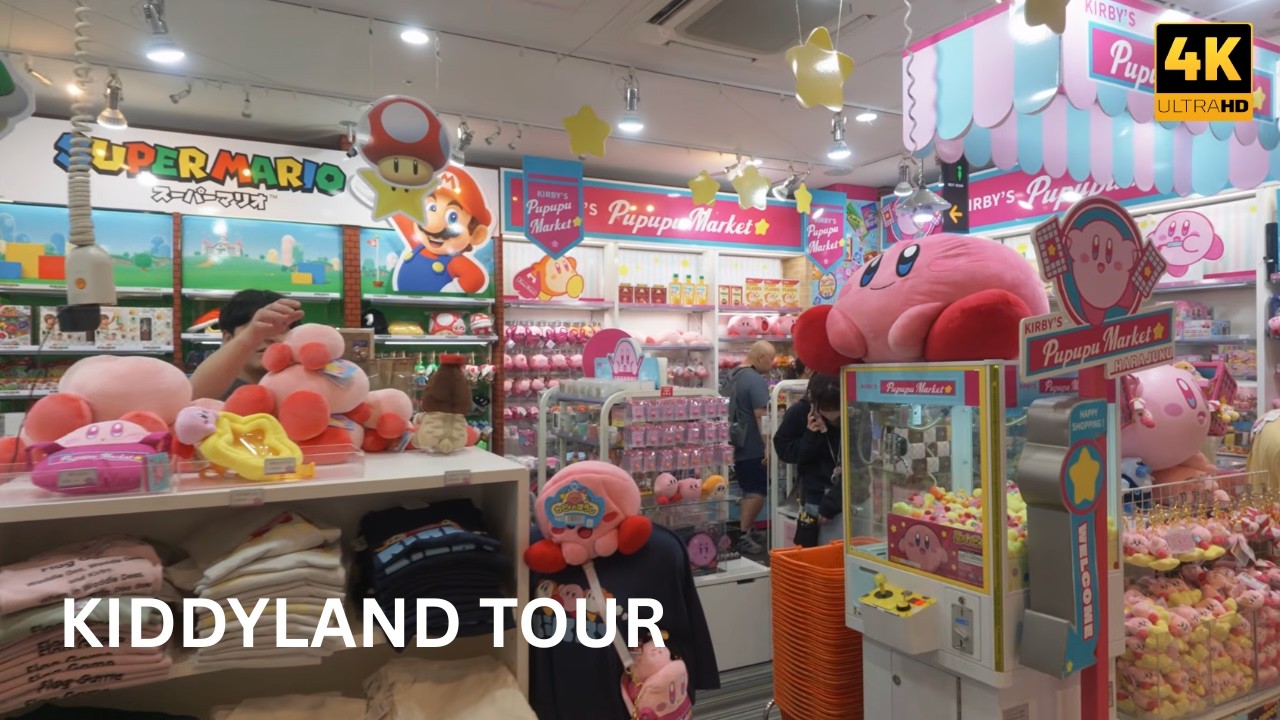 Kiddyland Harajuku Tour | Toy Store Walking [4K 60fps ASMR]