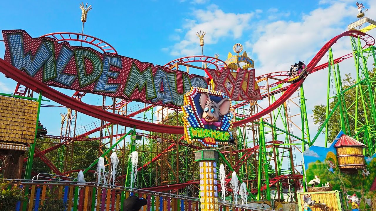 Die Wilde Maus XXL - Eberhard - Achterbahn - Roller Coaster - kirmesmarkus Clip 2021 (Reupload)
