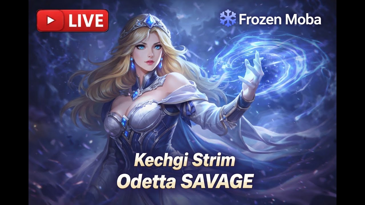 Tungi Strimcha Odetta GLOBAL qilamiz SABER bilan DUO rank... #frozenmoba #livestream #mlbb #mlbbuzb