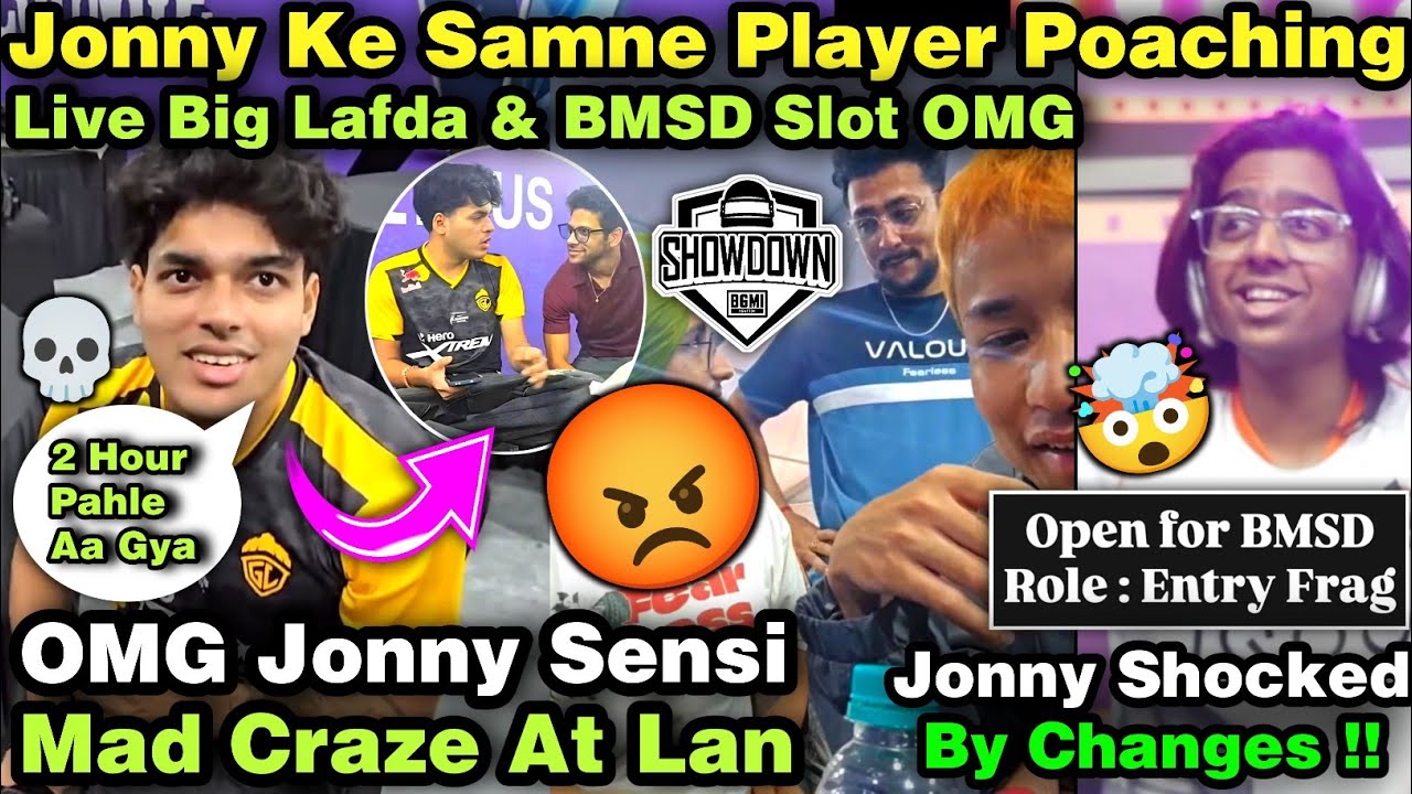 Paaji Shocked By Jonathan Sensi Craze At Lan 🤯Poaching In Front Of Jonny & Live BMSD Slot 😱Big Lafda