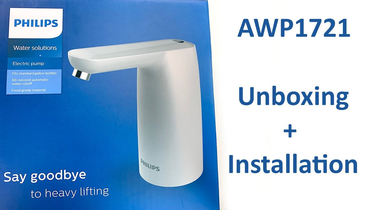 Philips Electric Water Pump (AWP1721) - Unbox and Installation