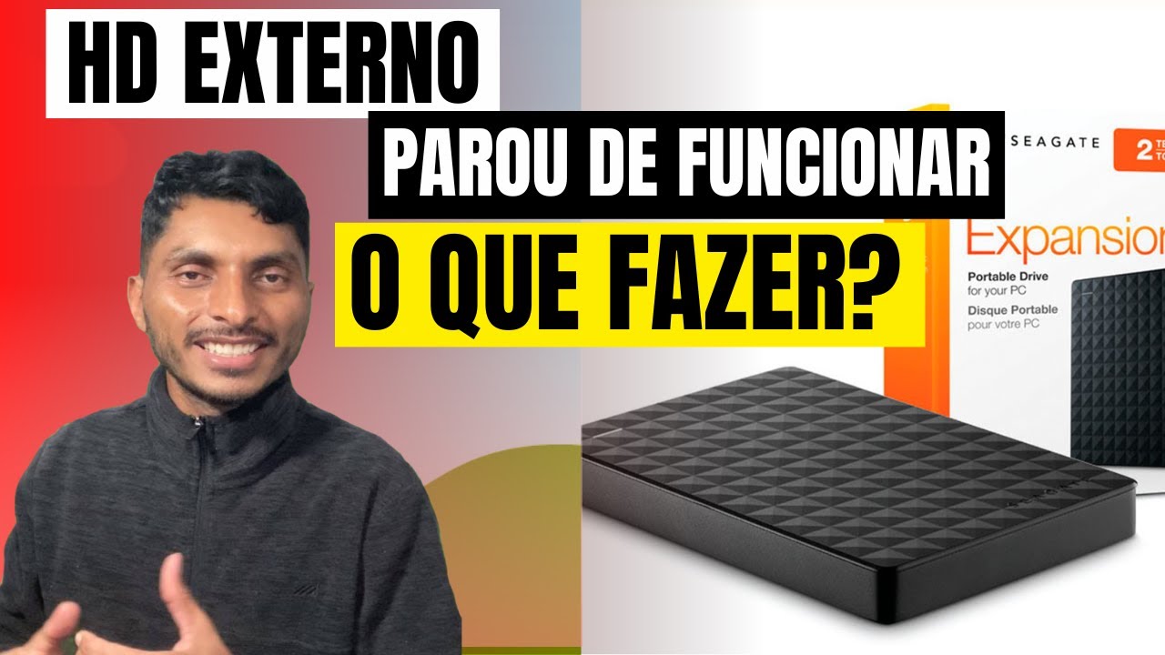 HD EXTERNO USB PAROU DE FUNCIONAR COMO RESOLVER O PROBLEMA