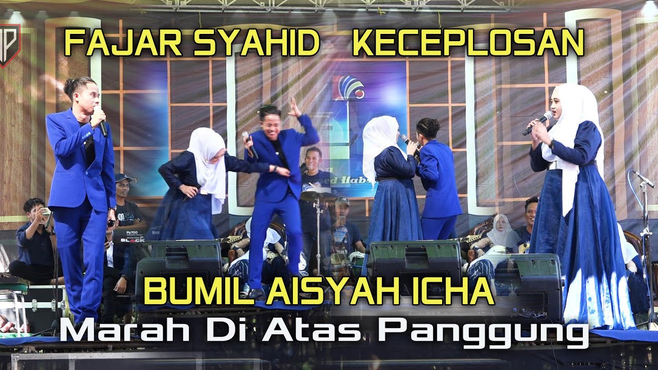 FAJAR SYAHID Keceplosan _ Bikin BUMIL AISYAH ICHA Marah - Marah Di Atas Panggung