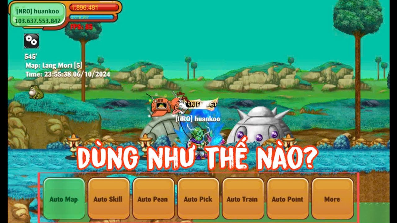 Hồi Sinh Ngọc Rồng | Hướng Dẫn Chi Tiết Các Phím Chức Năng Trong Game HSNR Cho Anh Em Newbie