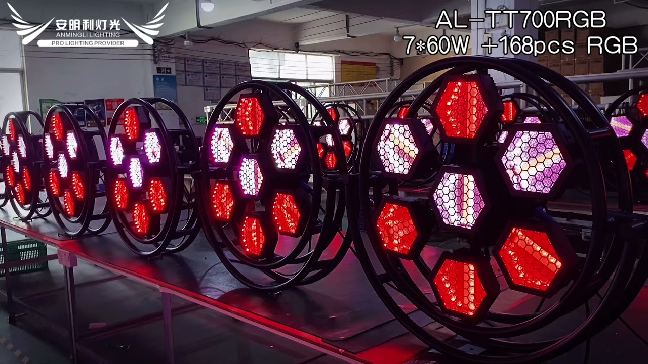 7&times;60W RGB Tungsten Retro Blinder Vintage Light with pure LED Source | Anmingli Lighting