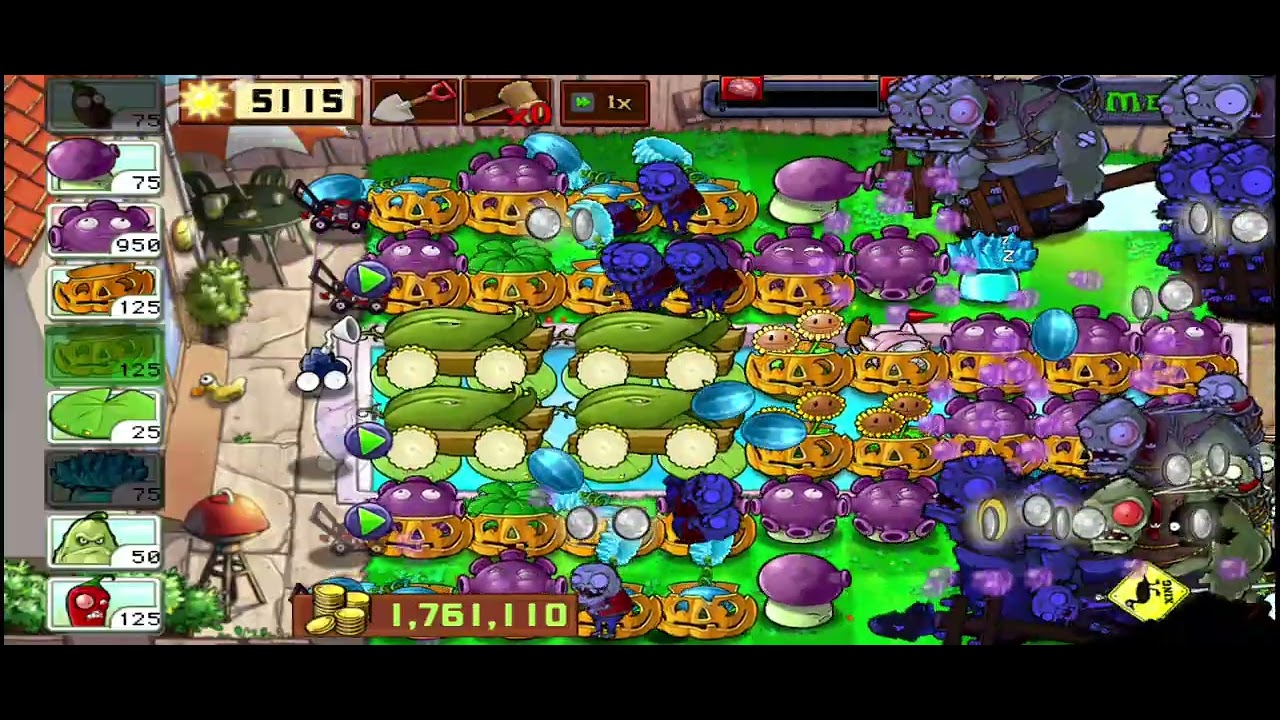 Plants vs Zombies Levels 160--170 Road to MAXX sun count Survival Endless Strategy 2 continues...