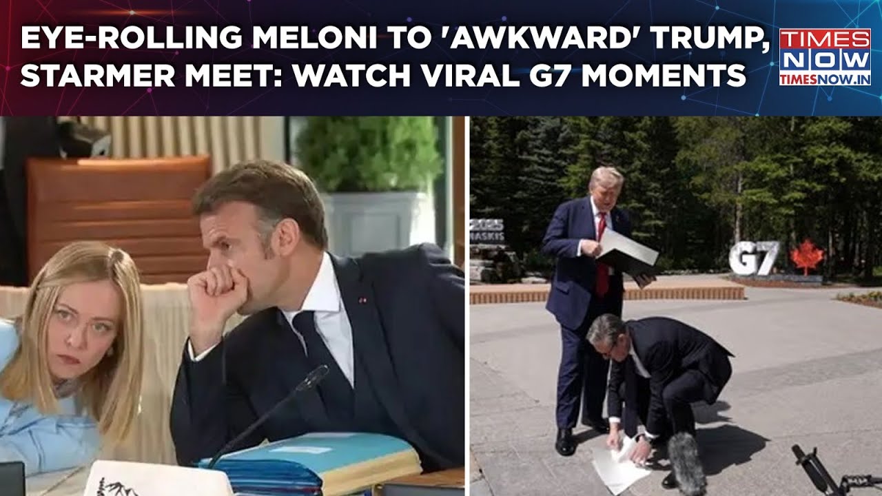 Trump, Starmer Meet, Meloni's Eye Roll & More: Watch Canada G7 Summit 2025's Most Viral Moments