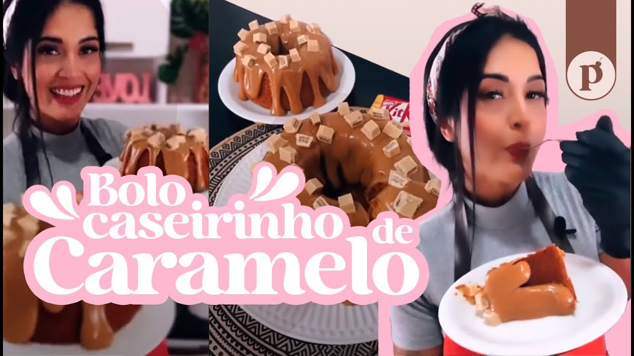 COMO FAZER BOLO CASEIRINHO DE CARAMELO PERFEITO