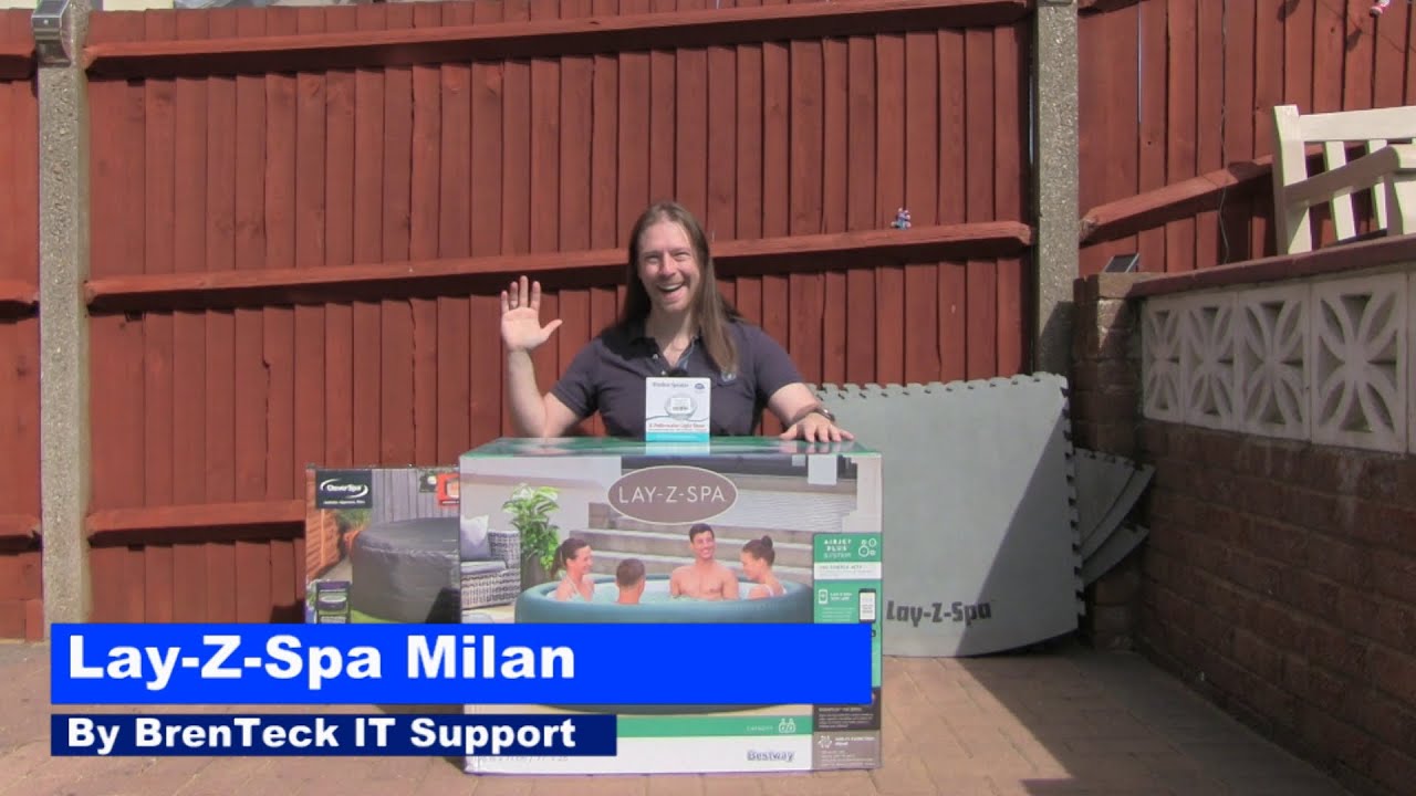Lay-Z-Spa Milan Airjet Plus with WiFi Unboxing, Setup and quick Review
