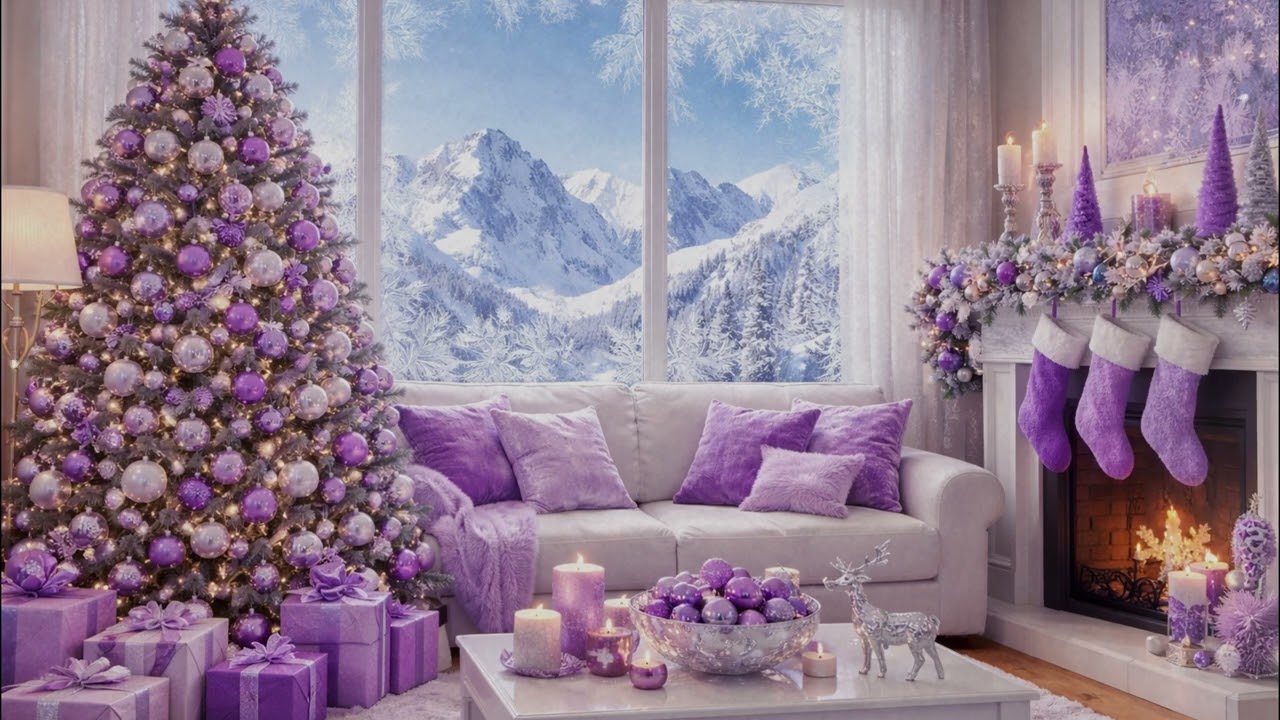 Fall Asleep Fast 🎄 Cozy Christmas Fireplace Ambience for Deep Sleep