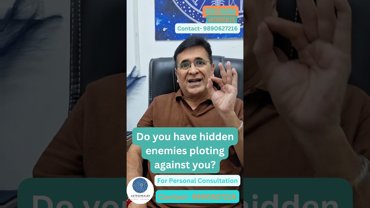 Do you have hidden enemies plotting against you?#enemy #vedicastrology