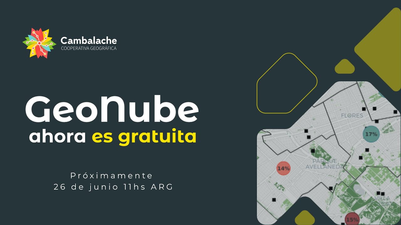 Ahora nuestra GEONUBE es Gratuita | Charla en vivo.