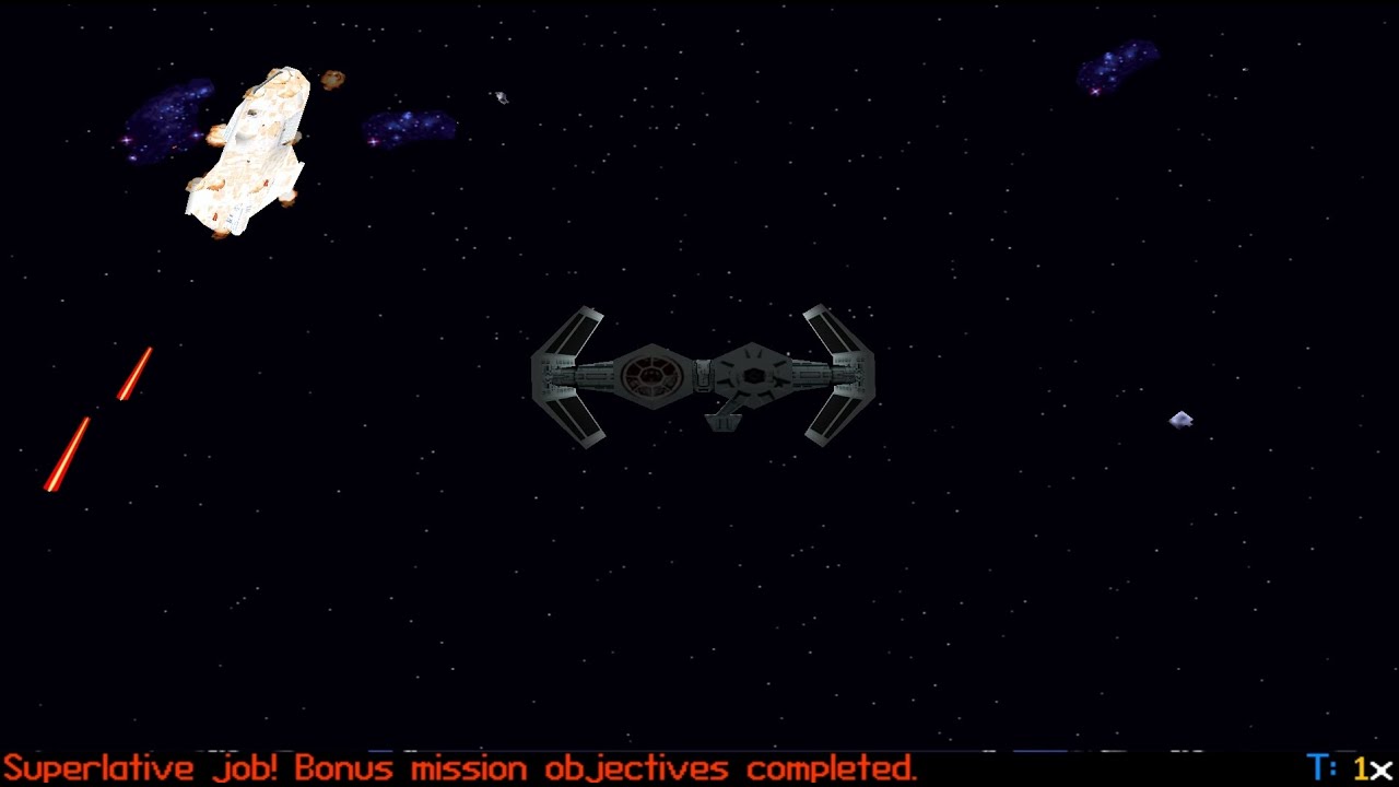 Star Wars Tie Fighter 1998 Hard Combat Chamber Tie Bomber Mission 1: Proton Torpedoes