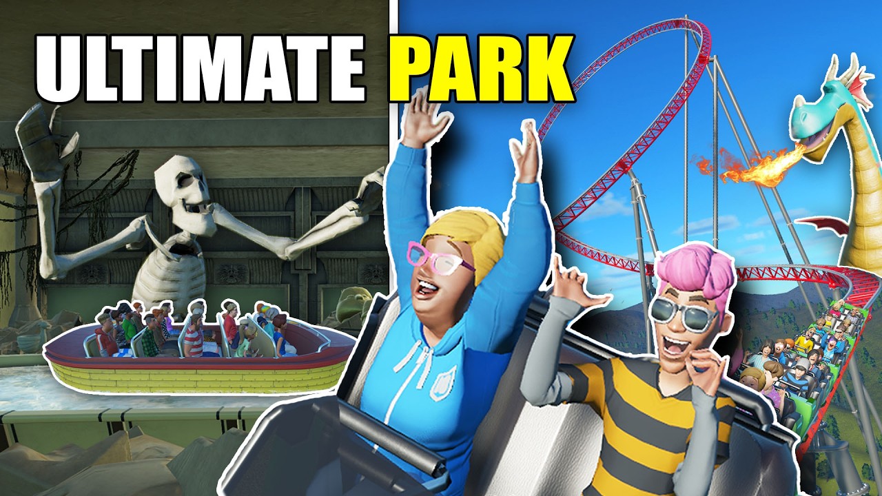 Я построил самый лучший парк мечты в Planet Coaster