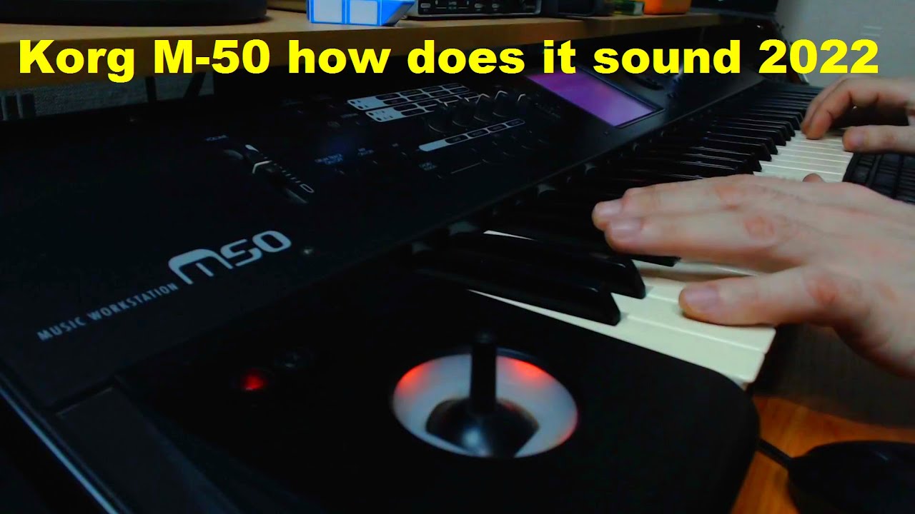 Korg M-50  Studio Sound Review / Combo / Prog / Custom / Piano / Synth / Pads
