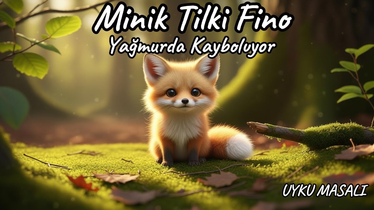 Minik Tilki Fino Yağmurda Kayboluyor 🌧️🦊 | Sakin ve Güven Veren Uyku Masalı