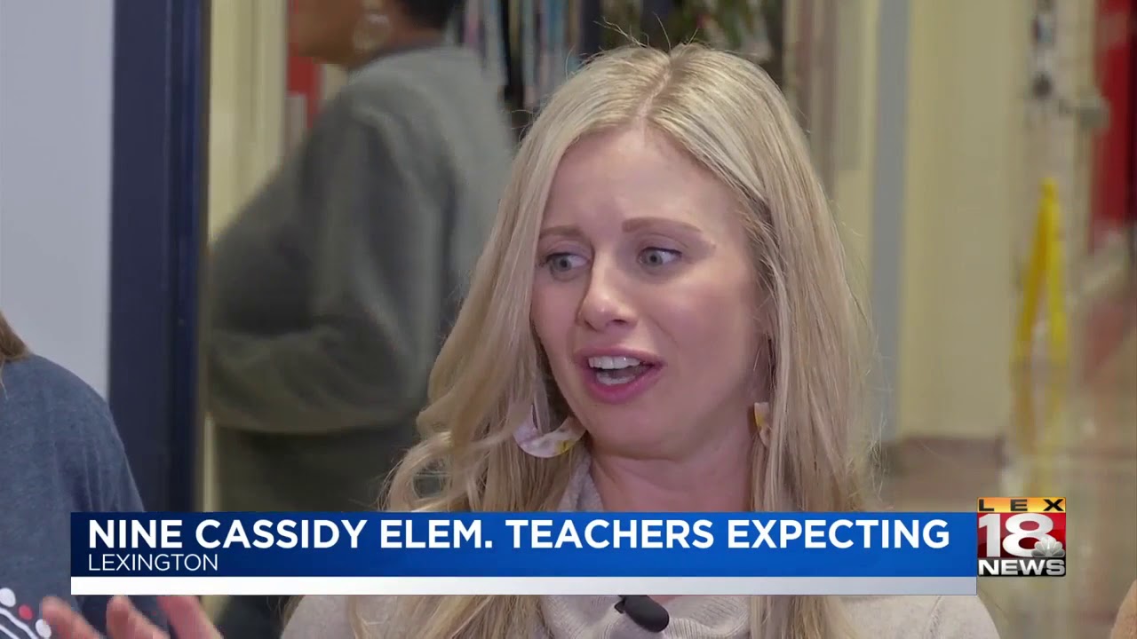 Nine Cassidy Elementary teachers expecting babies