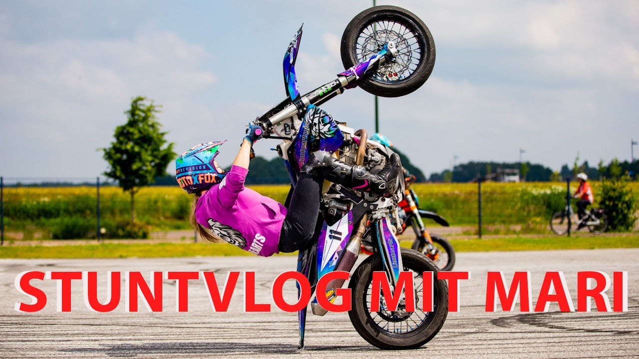 MOTOVLOG MARI LIONHEARTS GIRL | WHEELIE TRAINING