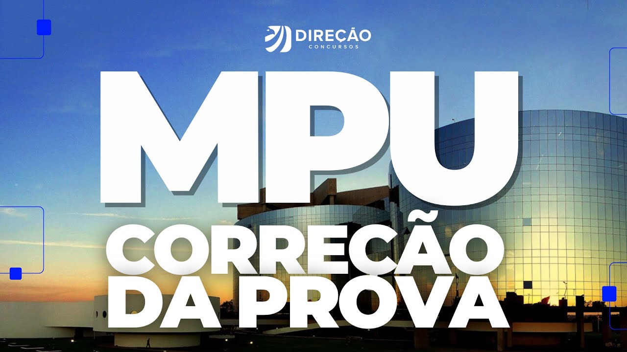 CORREÇÃO DA PROVA MPU | TÉCNICO ADMINISTRAÇÃO