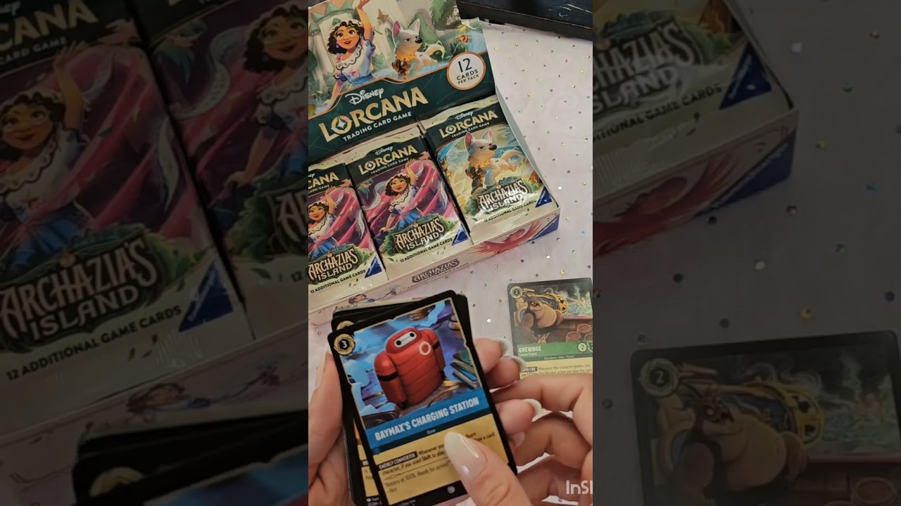 Lorcana Pull Parlor's first pulls!!! #lorcanaunboxing #tcgcommunity #ravensburger #cardcollector