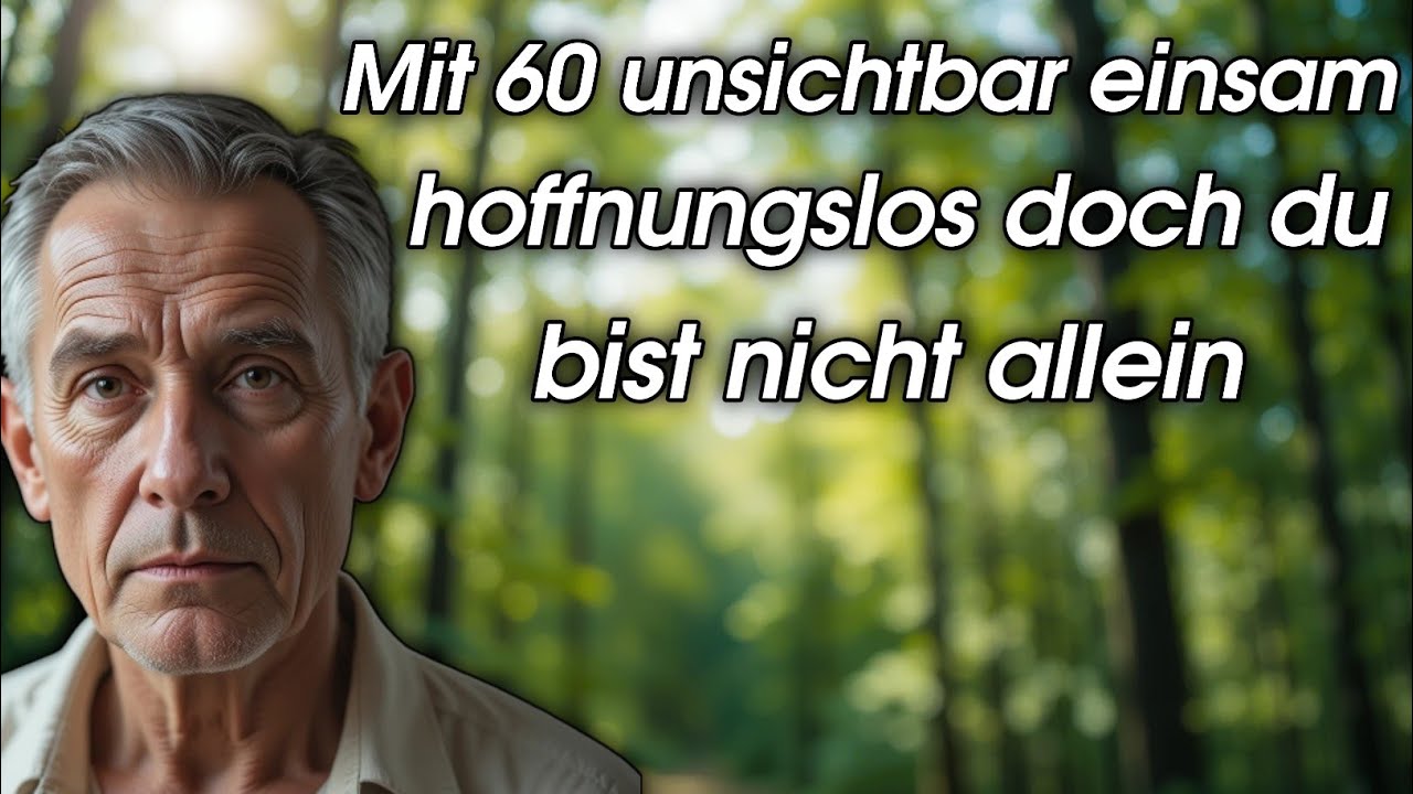 Wenn M&auml;nner ab 60 sich unsichtbar f&uuml;hlen verlieren sie oft sich selbst und Hoffnung